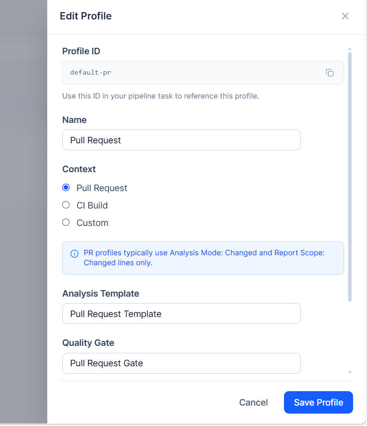 SQL Enlight profile editor